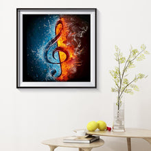 Load image into Gallery viewer, Musical Note - Full Drill Round Drill - 30x30cm
