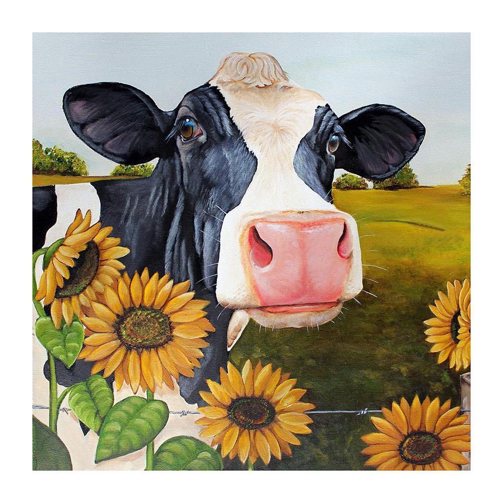 Cow Animal - Full Diamond Painting - 30x30cm