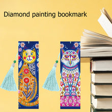 Load image into Gallery viewer, 2pcs Cat-DIY Diamond Painting Bookmark
