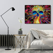 Load image into Gallery viewer, Colorful Skull - Full Diamond Painting - 40x30cm
