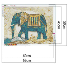 Load image into Gallery viewer, Elephant  - Full Drill Round Drill Painting - 50x65cm
