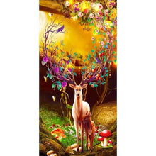 Load image into Gallery viewer, Flower Deer - Full Drill Round Drill Painting - 85x45cm
