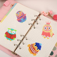 Load image into Gallery viewer, 8pcs-Owl-Diamond Painting Free Stickers
