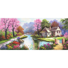 Load image into Gallery viewer, Spring Village Scenery - Full Drill Round Drill - 100x50cm
