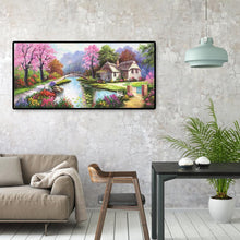 Load image into Gallery viewer, Spring Village Scenery - Full Drill Round Drill - 100x50cm
