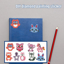 Load image into Gallery viewer, 9pcs-Animal-Diamond Painting Free Stickers
