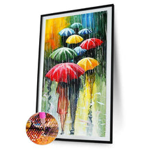 Load image into Gallery viewer, Umbrella People - Full Drill Round Drill - 45x85cm
