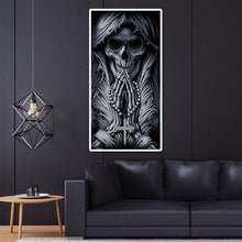 Load image into Gallery viewer, Skeleton Pray - Full Drill Round Drill - 45x85cm
