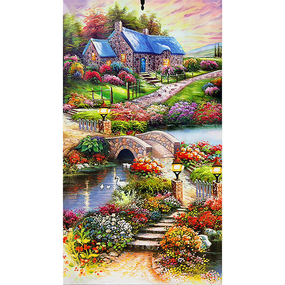 Country Style-Full Drill Diamond Painting-45x85cm