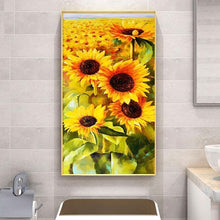 Load image into Gallery viewer, Sunflowers - Full Drill Round Drill - 45x85cm
