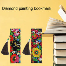 Load image into Gallery viewer, 2pcs Flower-DIY Diamond Painting Bookmark
