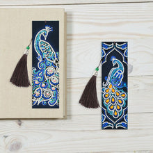 Load image into Gallery viewer, 2pcs Peacock-DIY Diamond Painting Bookmark
