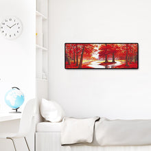 Load image into Gallery viewer, Red Tree - Full Drill Round Drill - 80x30cm
