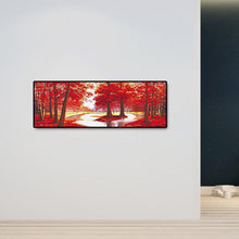 Load image into Gallery viewer, Red Tree - Full Drill Round Drill - 80x30cm
