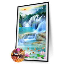 Load image into Gallery viewer, Waterfall  - Full Drill Round Drill - 45x85cm
