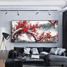 Load image into Gallery viewer, Plum Blossom - Full Drill Round Drill - 100x50cm
