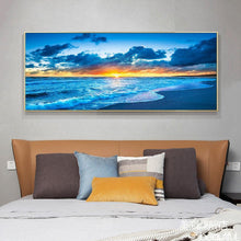 Load image into Gallery viewer, Sunrise at Sea - Full Drill Round Drill - 100x40cm
