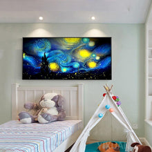 Load image into Gallery viewer, 80x45cm Abstract Night Sky - Full Drill Round Drill - 80x45cm
