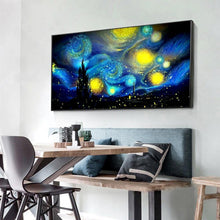 Load image into Gallery viewer, 80x45cm Abstract Night Sky - Full Drill Round Drill - 80x45cm
