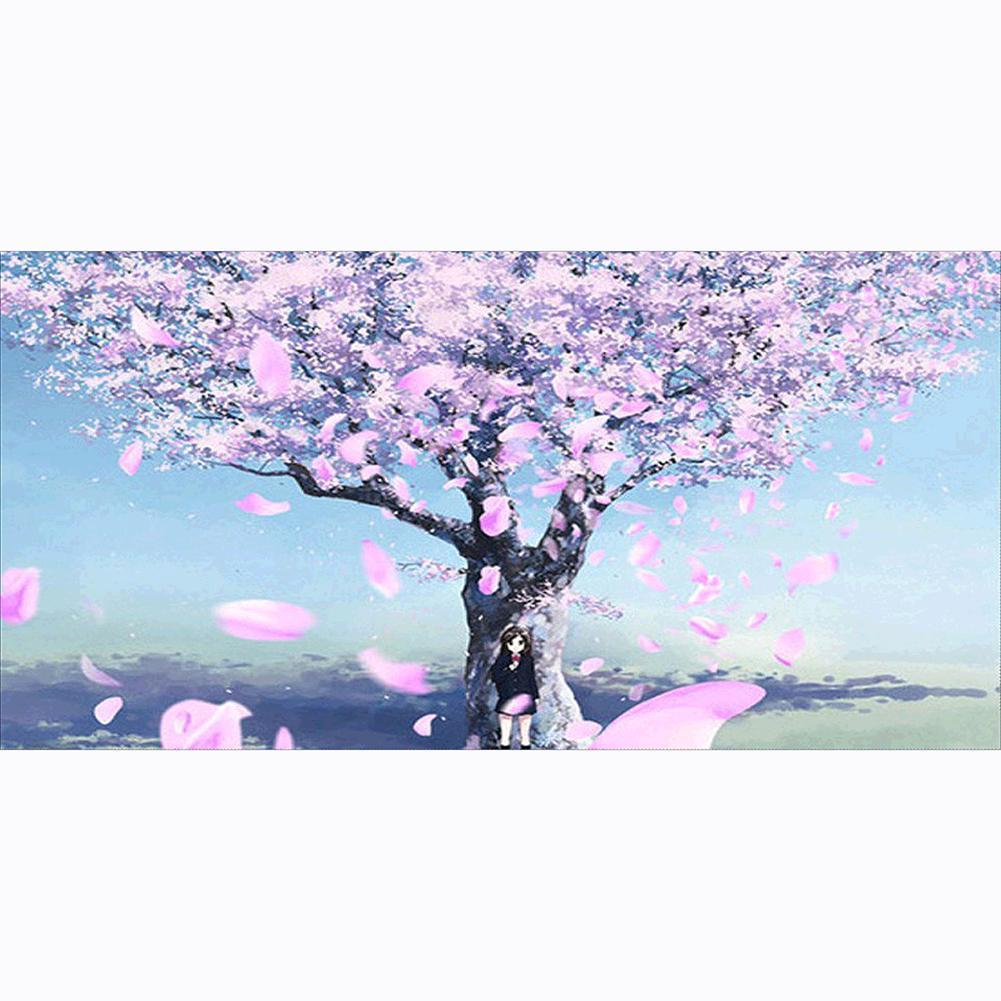 Cherry Blossoms - Full Drill Round Drill - 85x45cm