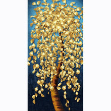 Load image into Gallery viewer, Golden Tree - Full Drill Round Drill - 45x85cm
