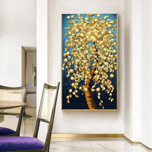 Load image into Gallery viewer, Golden Tree - Full Drill Round Drill - 45x85cm
