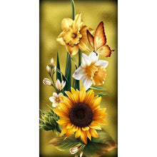 Load image into Gallery viewer, Sunflower - Full Drill Round Drill - 45x85cm
