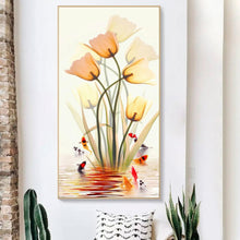 Load image into Gallery viewer, Fish Flowers - Full Drill Round Drill - 45x85cm
