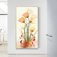 Load image into Gallery viewer, Fish Flowers - Full Drill Round Drill - 45x85cm
