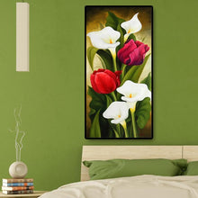 Load image into Gallery viewer, Flower - Full Drill Round Drill - 45x85cm
