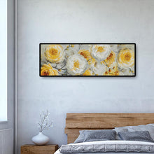 Load image into Gallery viewer, 80x30cm Yellow Hydrangea - Full Drill Round Drill - 80x30cm
