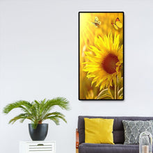 Load image into Gallery viewer, Sunflower - Full Drill Round Drill - 45x85cm
