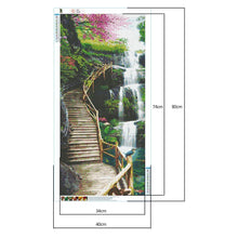 Load image into Gallery viewer, Waterfall Trestle - Full Drill Round Drill -
