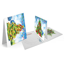 Load image into Gallery viewer, 8PCS/SET 3D CHRISTMAS GREETING CARDS DIAMOND PAINTING
