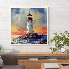 Load image into Gallery viewer, Lighthouse-Full Drill Diamond Painting
