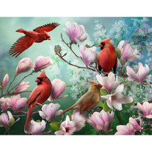 Load image into Gallery viewer, Flower Bird-Full Drill Diamond Painting
