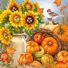 Load image into Gallery viewer, Sunflower Pumpkin-Full Drill Diamond Painting
