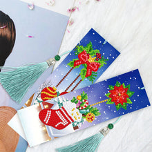 Load image into Gallery viewer, 4pcs Christmas-DIY Diamond Painting Bookmark
