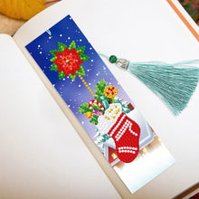 Load image into Gallery viewer, 4pcs Christmas-DIY Diamond Painting Bookmark
