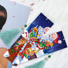 Load image into Gallery viewer, 4pcs Christmas-DIY Diamond Painting Bookmark
