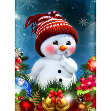 Load image into Gallery viewer, Snowman-Full Drill Diamond Painting
