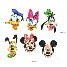 Load image into Gallery viewer, 6pcs-Mickey Mouse-Diamond Painting Free Stickers
