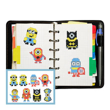 Load image into Gallery viewer, 8pcs-Minions-Diamond Painting Free Stickers
