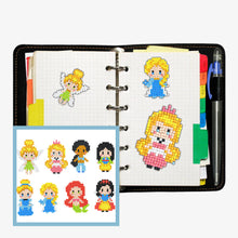 Load image into Gallery viewer, 8pcs-Disney Princess-Diamond Painting Free Stickers
