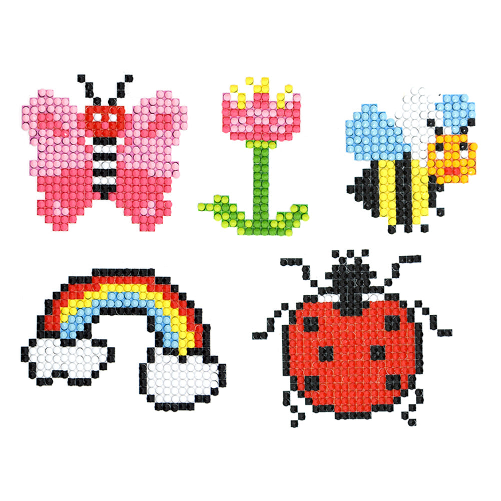 5pcs-Insect-Diamond Painting Free Stickers