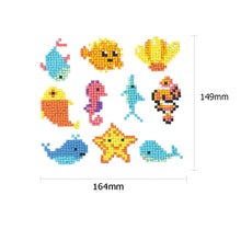 Load image into Gallery viewer, 10pcs-Marine Life-Diamond Painting Free Stickers
