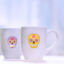 Load image into Gallery viewer, 5pcs-Five Color Skull-Diamond Painting Free Stickers
