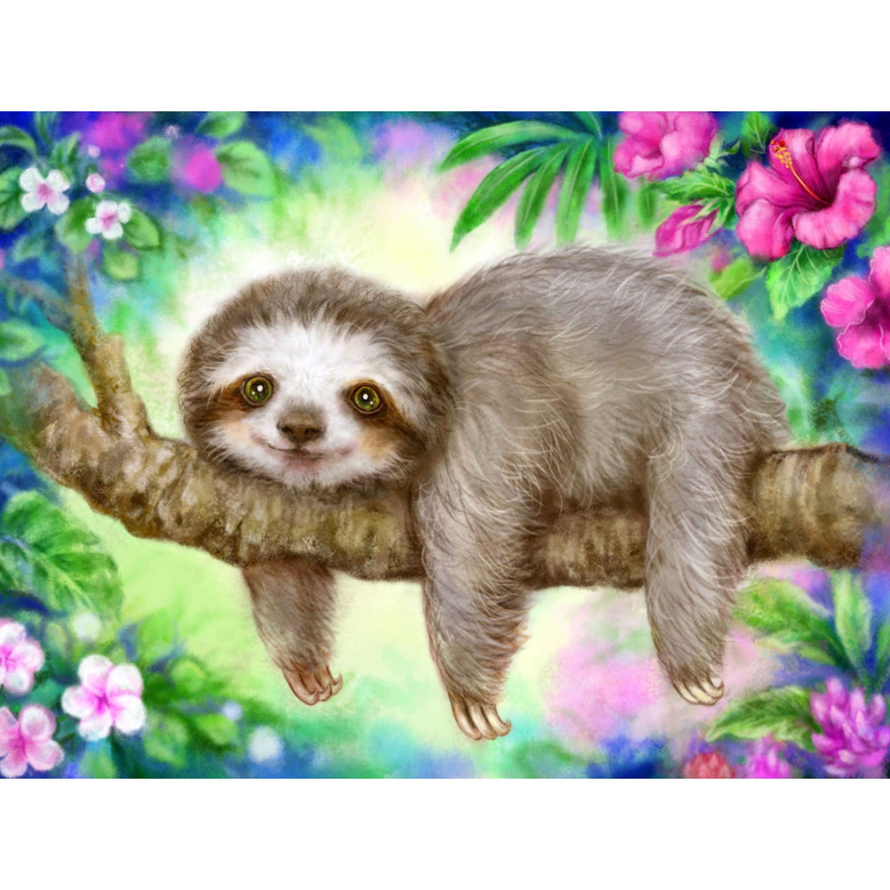 Sloth-Full Drill Diamond Painting