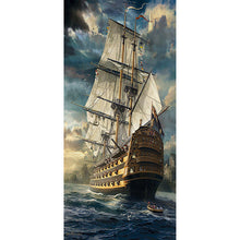 Load image into Gallery viewer, Sea Sailing-Full Drill Diamond Painting-40x80cm
