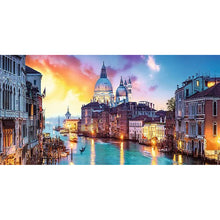 Load image into Gallery viewer, Evening In Venice-Full Drill Diamond Painting-80x30cm
